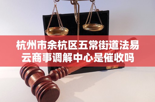 法易云商事调解中心与催收机构的职能差异 以金融外包服务为视角